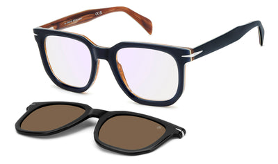 David Beckham DB7143/C Blue/Bronze Polarised #colour_blue-bronze-polarised