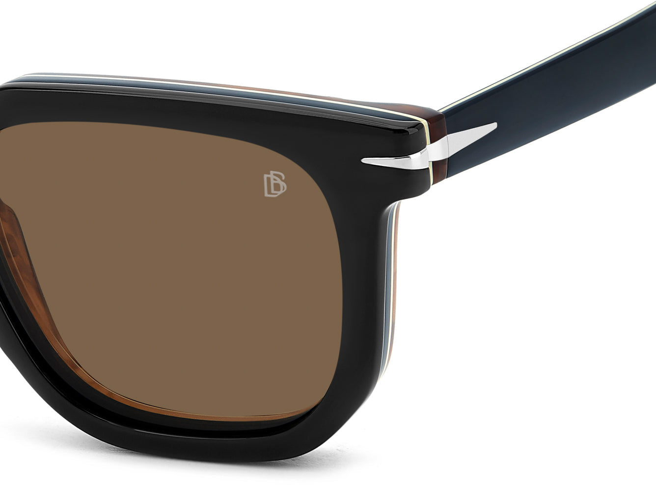 David Beckham DB7143/C Blue/Bronze Polarised #colour_blue-bronze-polarised