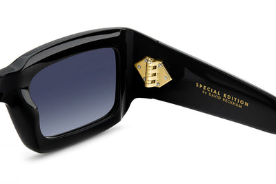 David Beckham DB7131/S Black/Blue Shaded Gold Gradient Mirror #colour_black-blue-shaded-gold-gradient-mirror