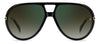 David Beckham DB99/Voyager Black/Green shaded Green Gradient Mirror #colour_black-green-shaded-green-gradient-mirror