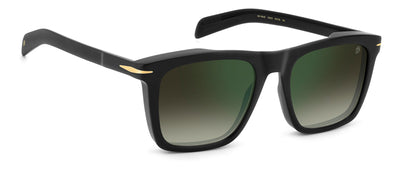 David Beckham DB7000/S Black/Green Shaded Gradient Mirror #colour_black-green-shaded-gradient-mirror