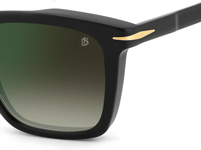 David Beckham DB7000/S Black/Green Shaded Gradient Mirror #colour_black-green-shaded-gradient-mirror