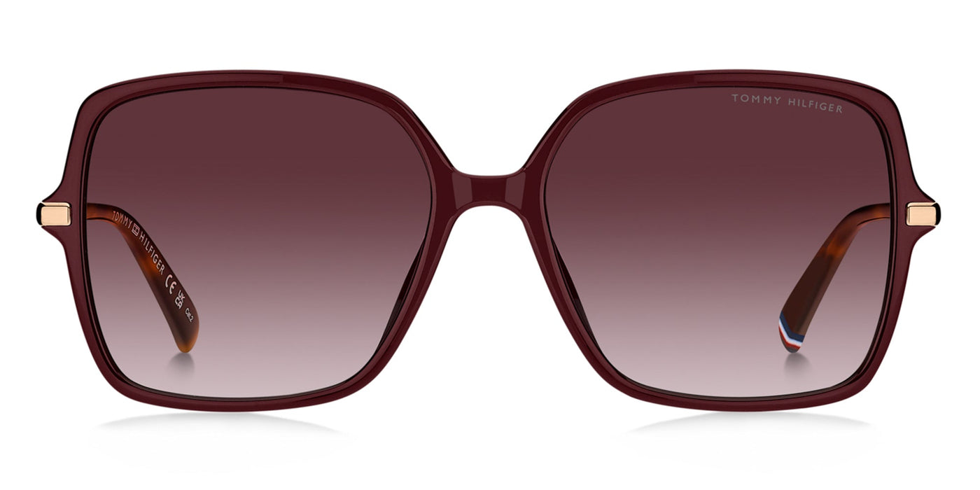 Tommy Hilfiger TH2220/S Burgundy/Pink Double Shade Gradient #colour_burgundy-pink-double-shade-gradient