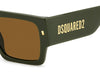 DSQUARED2 D2 0165/S Green/Brown #colour_green-brown