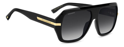 DSQUARED2 D2 0160/S Black/Dark Grey #colour_black-dark-grey