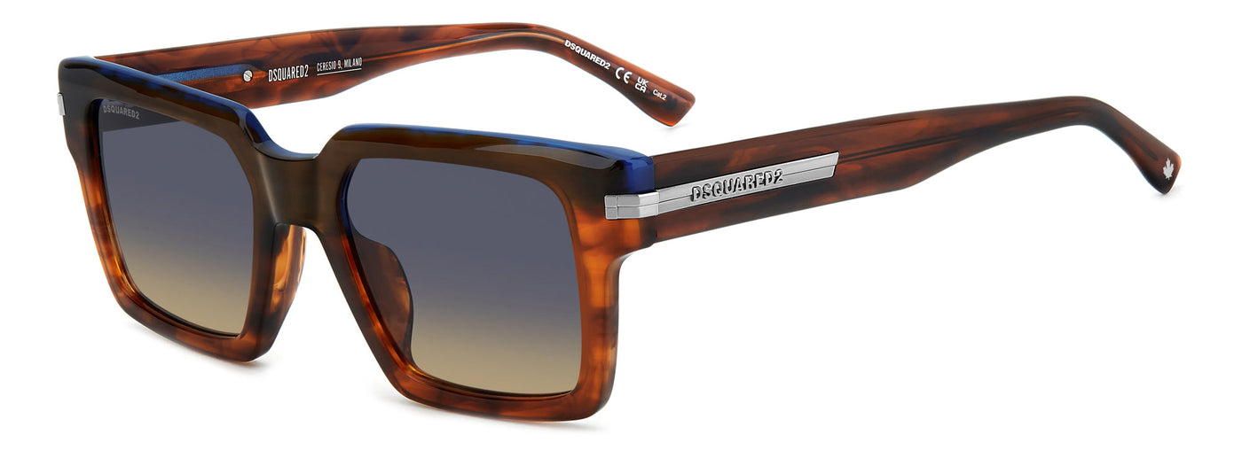 DSQUARED2 D2 0161/G/S Brown/Blue Beige #colour_brown-blue-beige