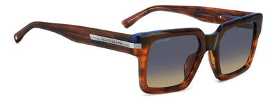 DSQUARED2 D2 0161/G/S Brown/Blue Beige #colour_brown-blue-beige