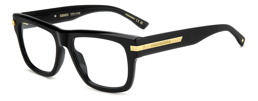 DSQUARED2 D2 0163 Black-Gold #colour_black-gold