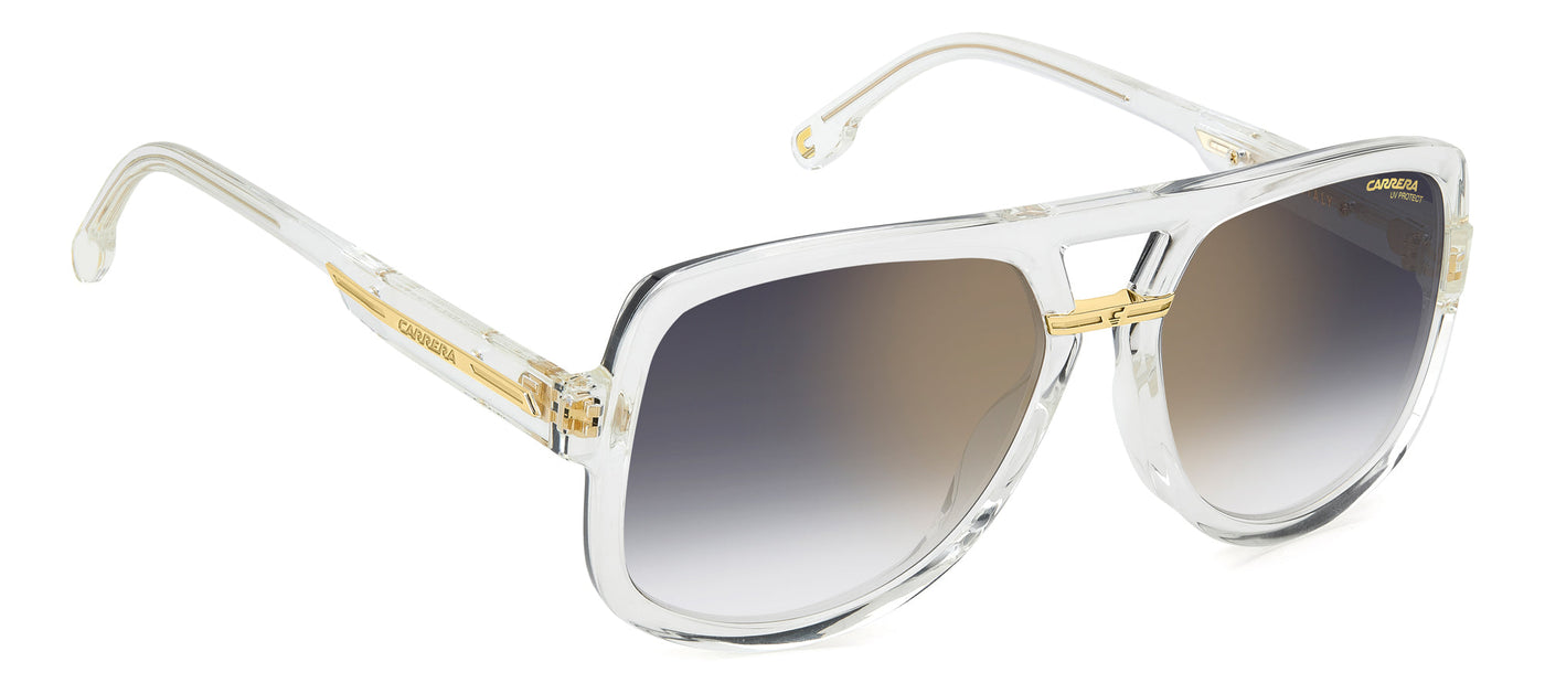 Carrera Victory C 10/S Crystal/Grey Gold Gradient Mirror #colour_crystal-grey-gold-gradient-mirror