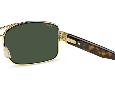 Boss 1761/S Gold/Green Polarised #colour_gold-green-polarised