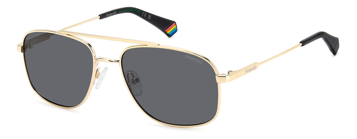 Polaroid PLD 6235/S/X Gold/Grey Polarised #colour_gold-grey-polarised