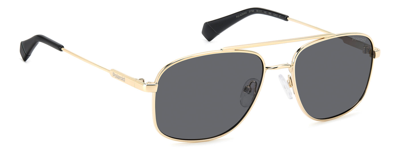 Polaroid PLD 6235/S/X Gold/Grey Polarised #colour_gold-grey-polarised