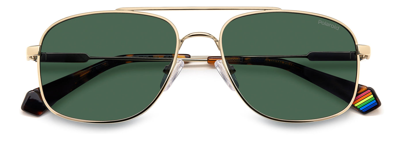 Polaroid PLD 6235/S/X Gold/Green Polarised #colour_gold-green-polarised