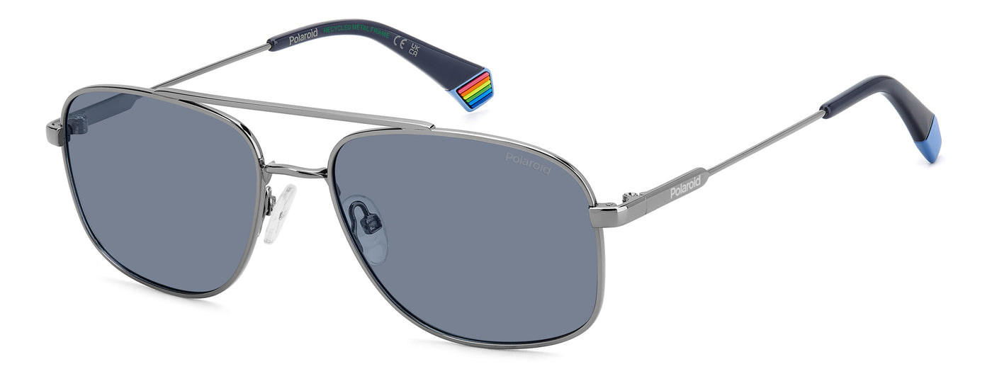 Polaroid PLD 6235/S/X Grey/Blue Polarised #colour_grey-blue-polarised