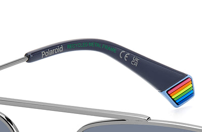 Polaroid PLD 6235/S/X Grey/Blue Polarised #colour_grey-blue-polarised