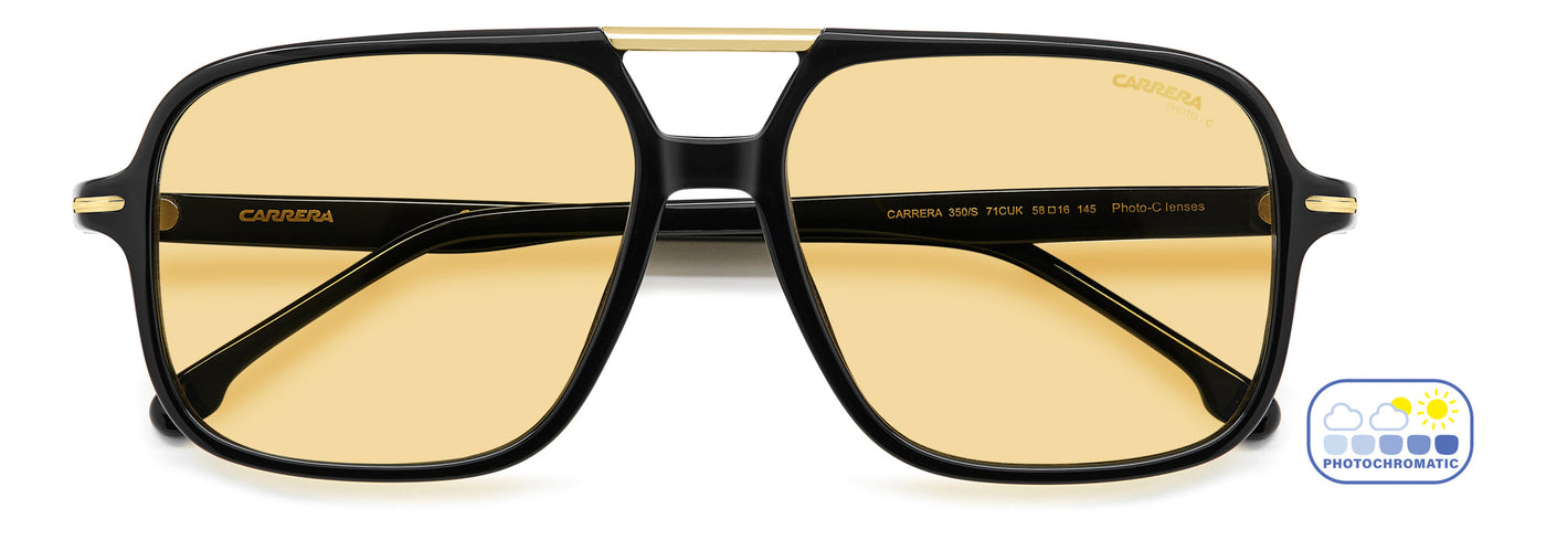 Carrera 350/S Black/Yellow Photochromic #colour_black-yellow-photochromic