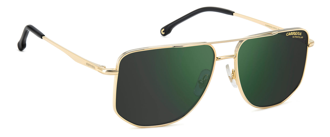 Carrera 355/S Gold/Green Grey Polarised Mirror #colour_gold-green-grey-polarised-mirror