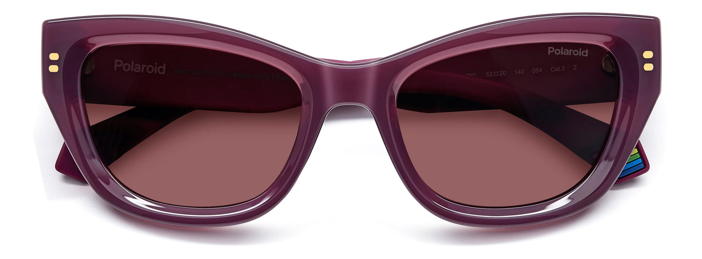 Polaroid PLD 6237/S/X Red/Violet Polarised #colour_red-violet-polarised