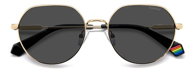 Polaroid PLD 6236/S/X Gold/Grey Polarised #colour_gold-grey-polarised