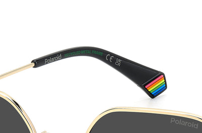 Polaroid PLD 6236/S/X Gold/Grey Polarised #colour_gold-grey-polarised