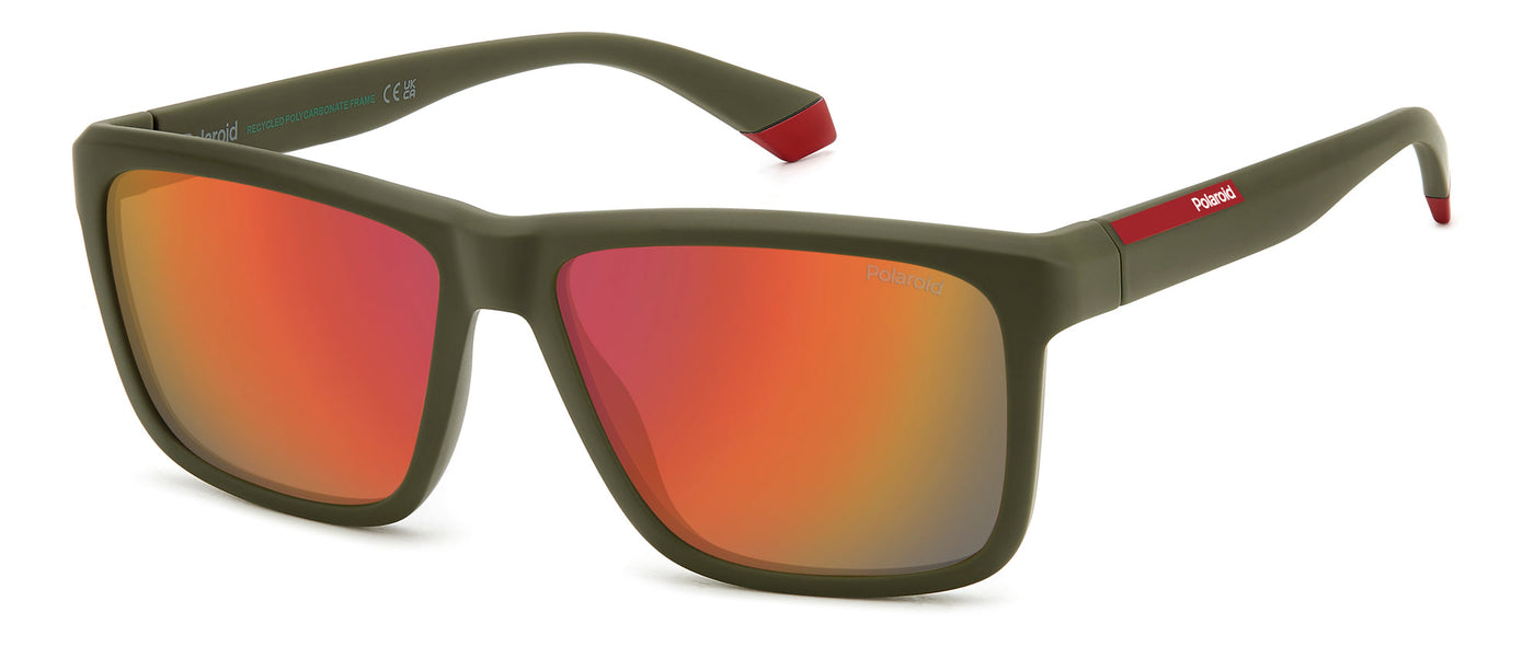 Polaroid PLD 2164/S Green/Red Multilayer Polarised #colour_green-red-multilayer-polarised