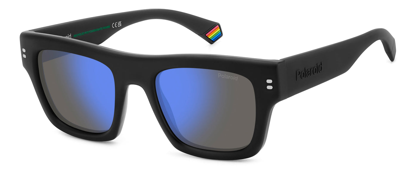 Polaroid PLD 6238/S/X Black/Blue Mirror Polarised #colour_black-blue-mirror-polarised