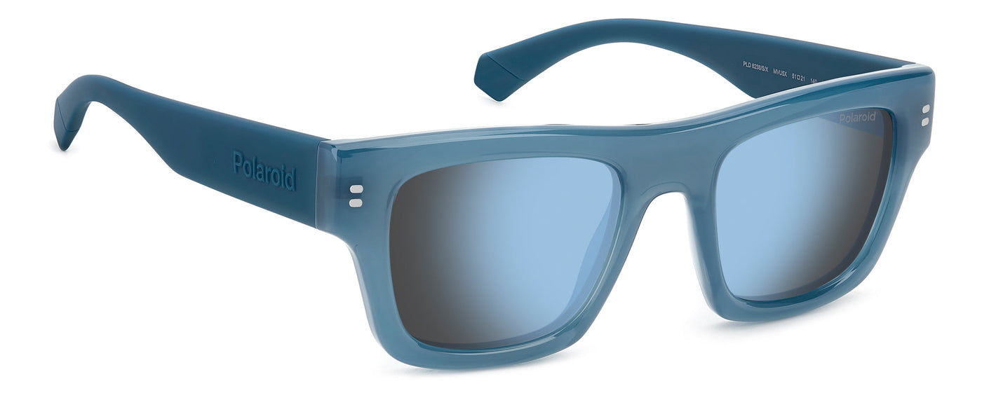 Polaroid PLD 6238/S/X Azure/Blue Mirror Polarised #colour_azure-blue-mirror-polarised