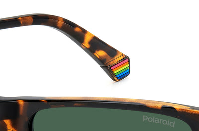 Polaroid PLD 6232/S Havana/Green Polarised #colour_havana-green-polarised