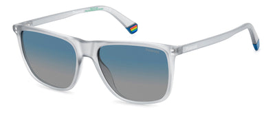 Polaroid PLD 6232/S Crystal/Blue Gradient Polarised #colour_crystal-blue-gradient-polarised