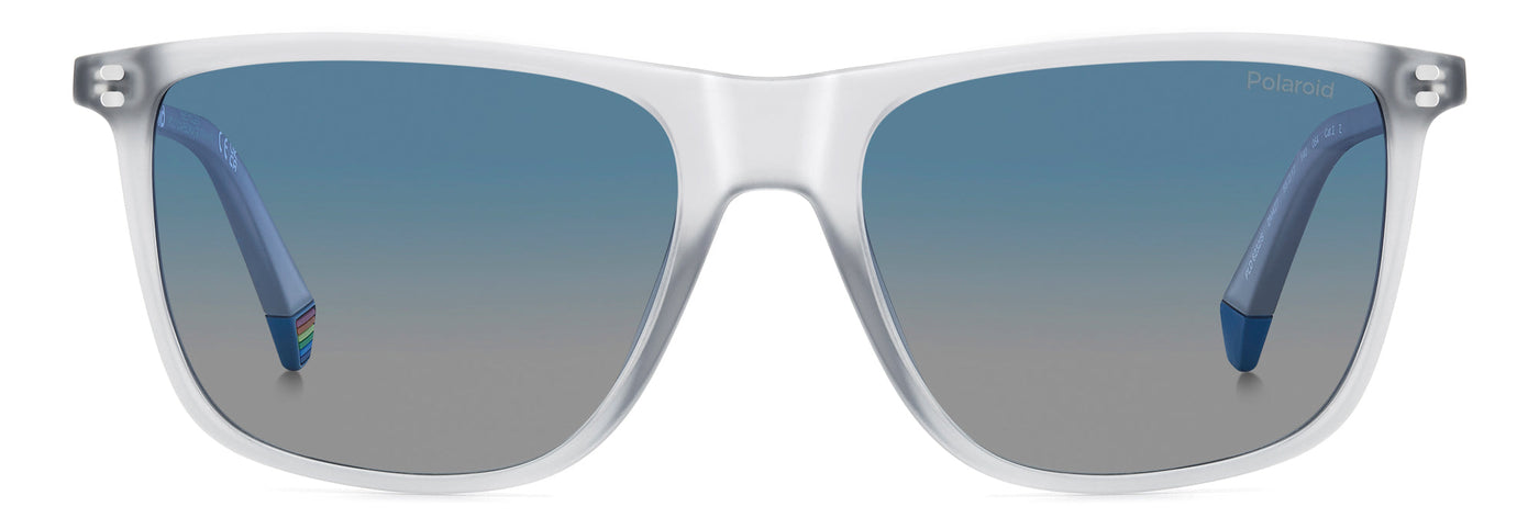 Polaroid PLD 6232/S Crystal/Blue Gradient Polarised #colour_crystal-blue-gradient-polarised