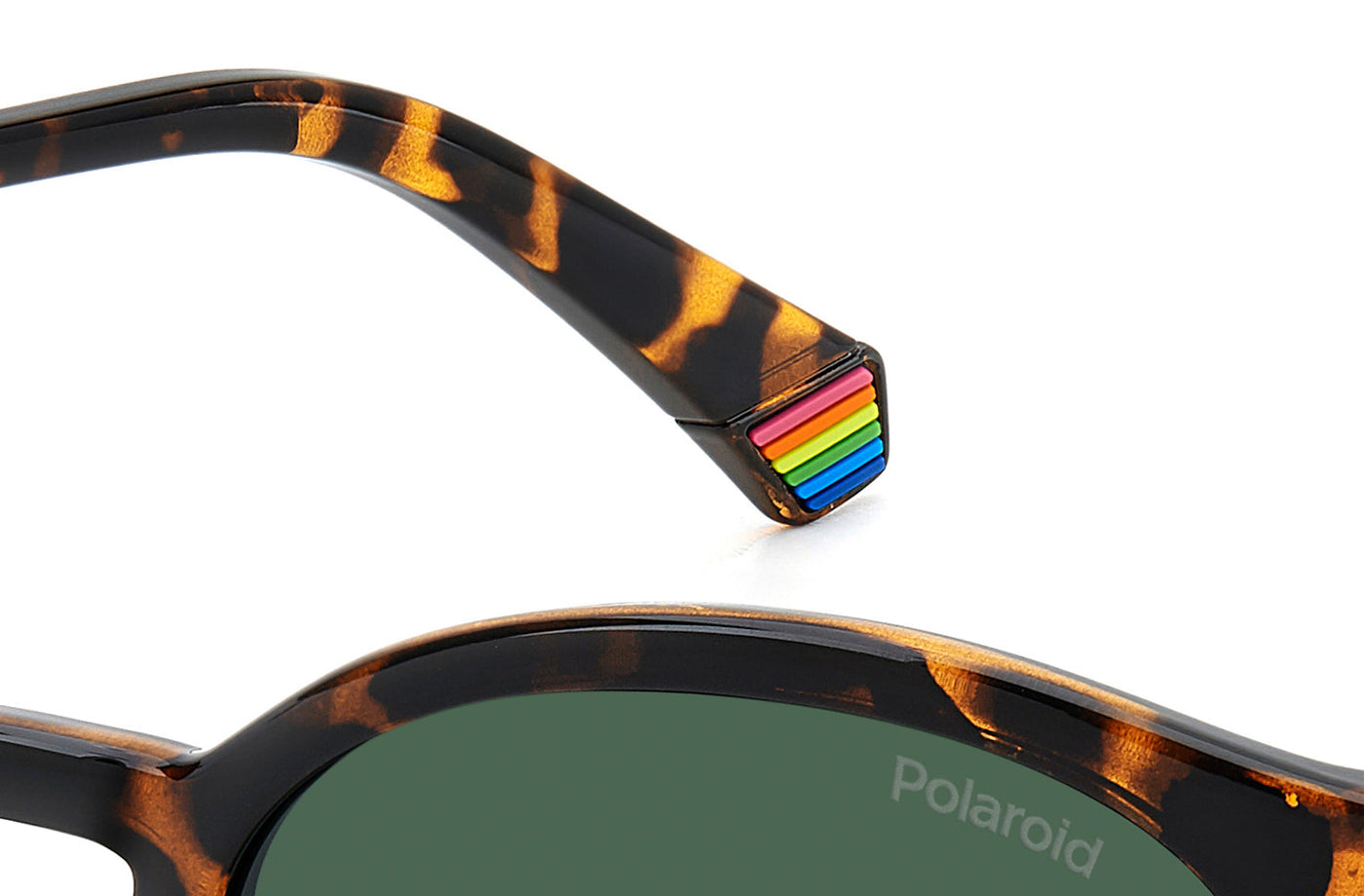 Polaroid PLD 6233/S Havana/Green Polarised #colour_havana-green-polarised