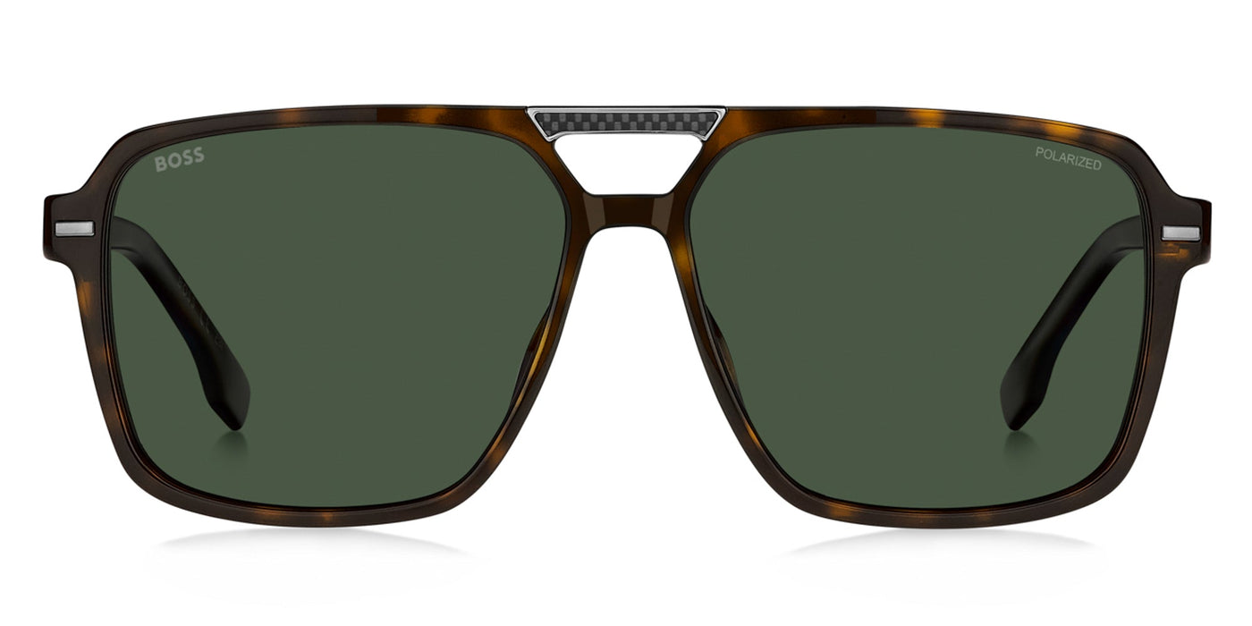 Boss 1766/S Havana/Green Polarised #colour_havana-green-polarised