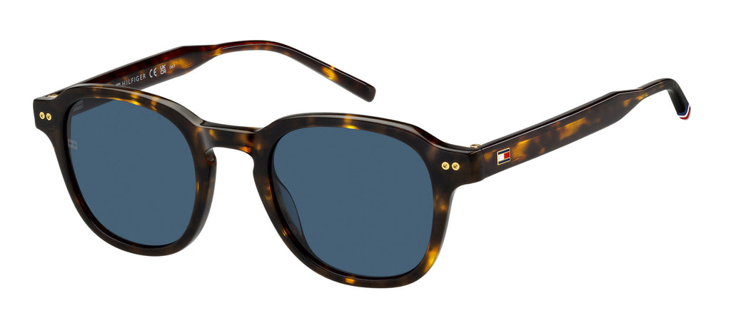 Tommy Hilfiger TH2185/S Havana/Blue #colour_havana-blue