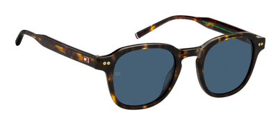 Tommy Hilfiger TH2185/S Havana/Blue #colour_havana-blue