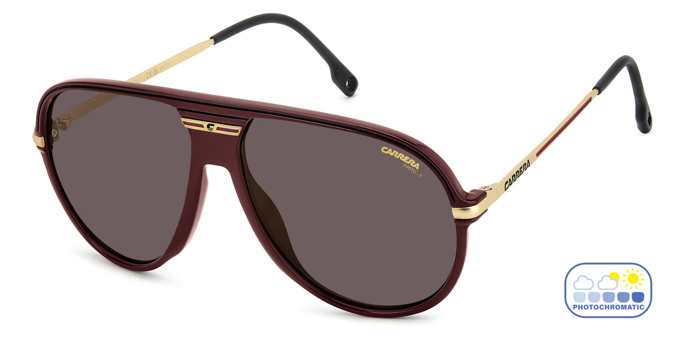 Carrera C Sport 06/S Burgundy/Orange Photochromic #colour_burgundy-orange-photochromic