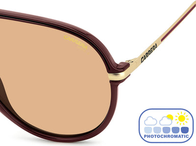 Carrera C Sport 06/S Burgundy/Orange Photochromic #colour_burgundy-orange-photochromic