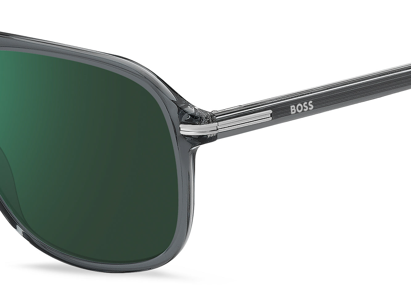 Boss 1751/S Grey/Green Mirror #colour_grey-green-mirror