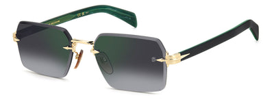 David Beckham DB7109/S Gold/Grey Shaded Green Gradient Mirror #colour_gold-grey-shaded-green-gradient-mirror