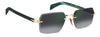 David Beckham DB7109/S Gold/Grey Shaded Green Gradient Mirror #colour_gold-grey-shaded-green-gradient-mirror