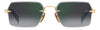 David Beckham DB7109/S Gold/Grey Shaded Green Gradient Mirror #colour_gold-grey-shaded-green-gradient-mirror