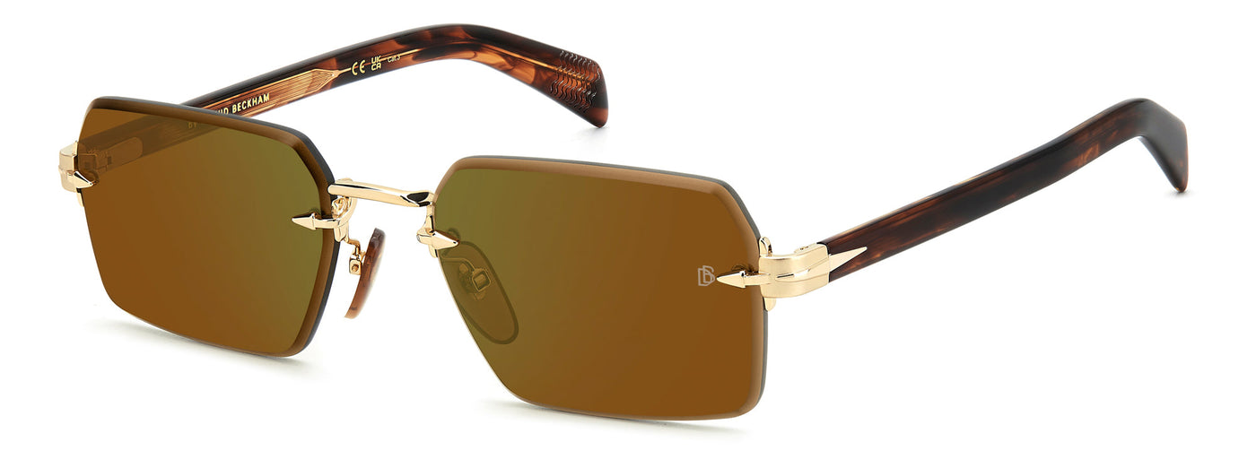 David Beckham DB7109/S Gold/Green Mirror #colour_gold-green-mirror