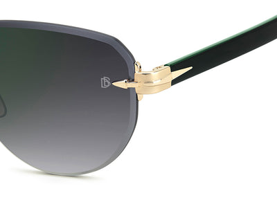 David Beckham DB7144/S Gold/Grey Shaded Green Gradient Mirror #colour_gold-grey-shaded-green-gradient-mirror