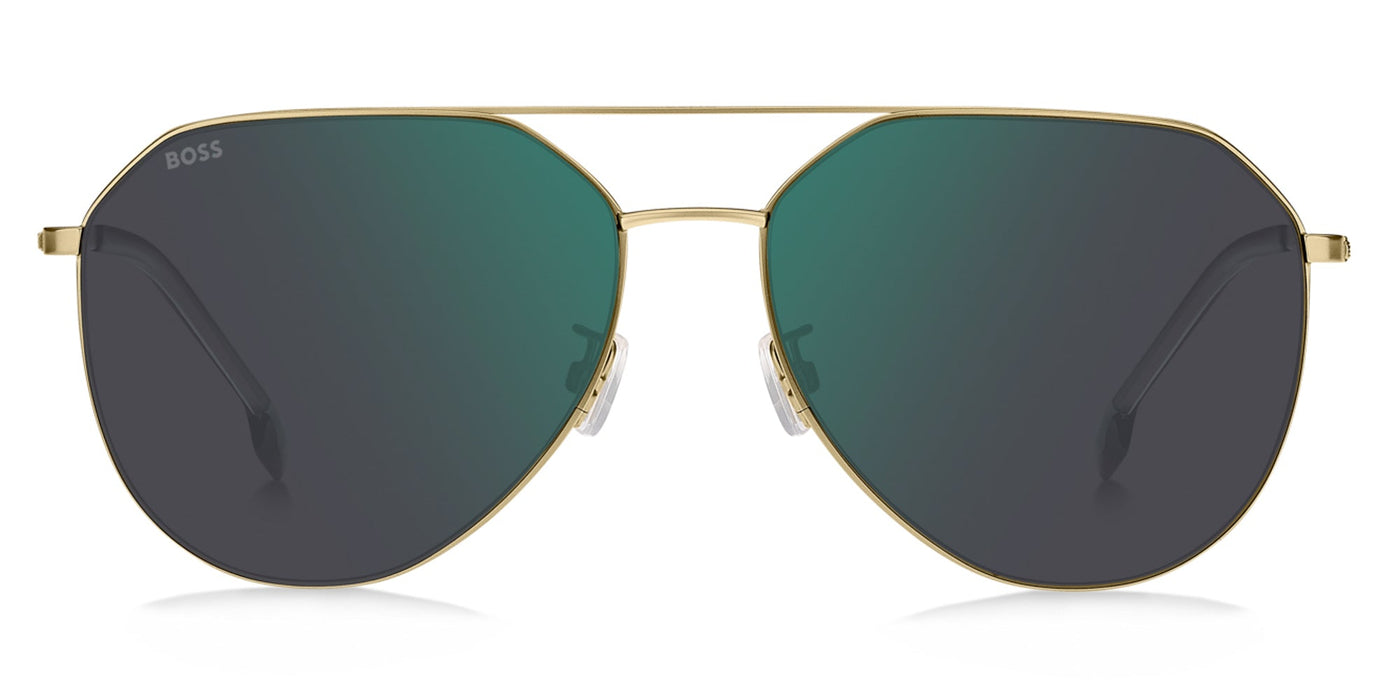 Boss 1795/F/S Gold/Green Mirror #colour_gold-green-mirror