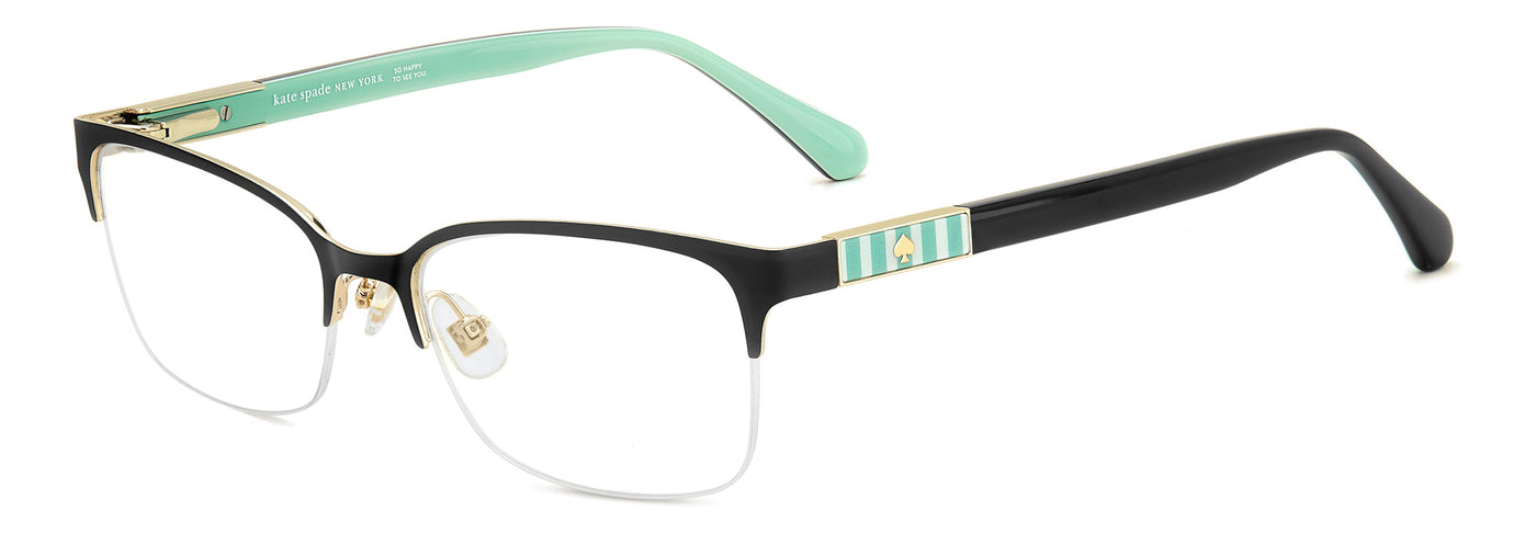 Kate Spade KS ALEXANNE 2 Black-Green #colour_black-green