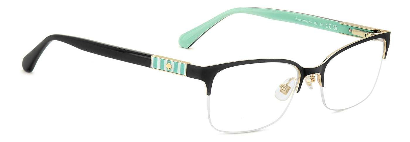 Kate Spade KS ALEXANNE 2 Black-Green #colour_black-green