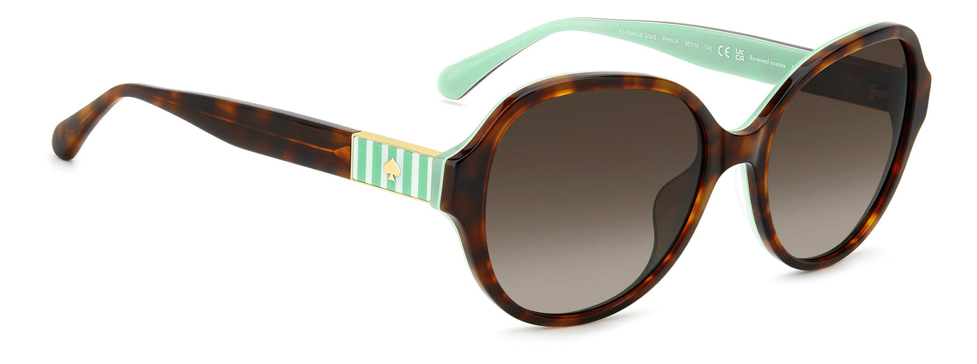 Kate Spade KS Emalie 2/G/S Havana/Brown Polarised #colour_havana-brown-polarised