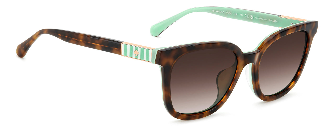 Kate Spade KS Jorja 2/F/S Havana/Brown Gradient Polarised #colour_havana-brown-gradient-polarised