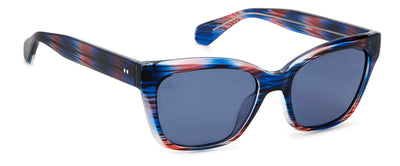 Prive Revaux Yacht Avenue/S Horn/Blue Polarised #colour_horn-blue-polarised