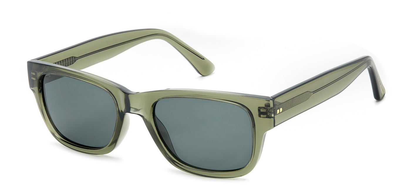 Prive Revaux Rain Clouds/S Green/Grey Polarised #colour_green-grey-polarised