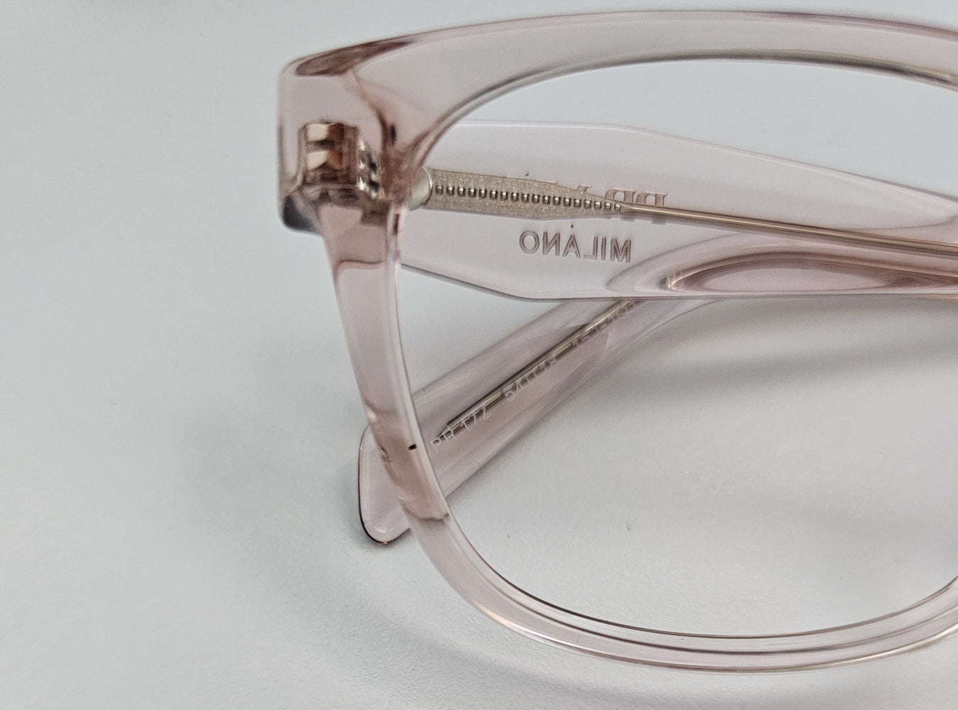 Prada Rectangle Crystal Pink Frame